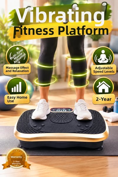 canrodi Vibrating Fitness Platform – Home Workout and Multi-Region Muscle Act...