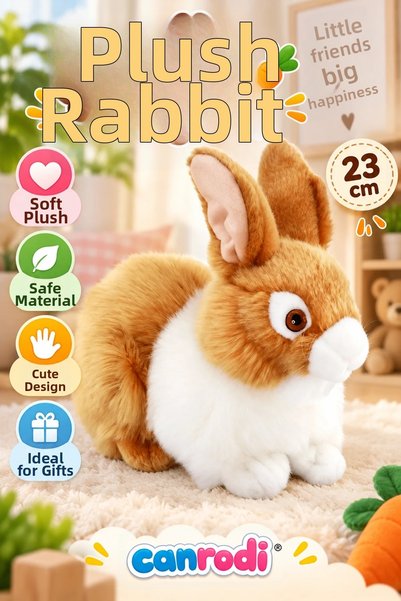 canrodi Anm 20875 23 cm Light Brown Rabbit