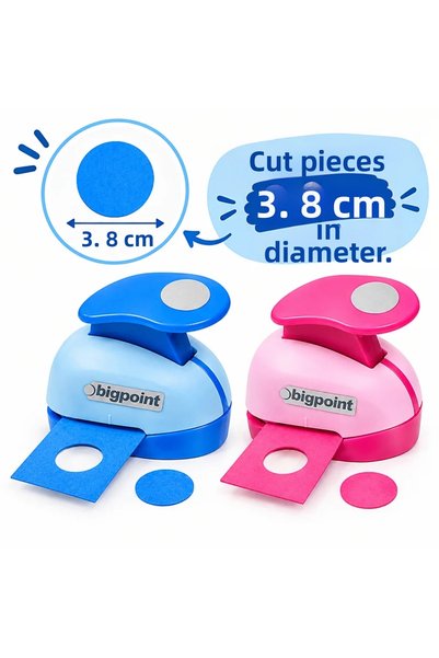 Bigpoint Shaped Hole Puncher 3.8 cm Round