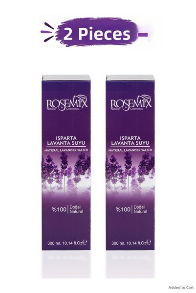 ROSEMIX SPT-GLD - ماء اللافندر الطبيعي 300 مل - مجموعة من قطعتين (185222)