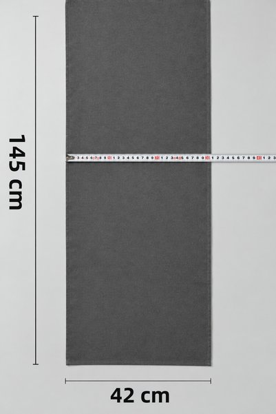 HOMELKA Anthracite Color Runner Dining Table Modern Decorative Runner Waterproof Stain Resistant 145X42 cm