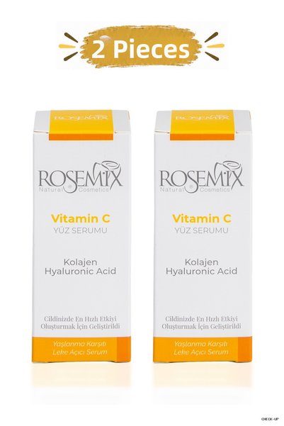 ROSEMIX SVL-SHOP - فييف سي سيروم الكولاجين وحمض الهيالورونيك 30 مل - مجموعة م...