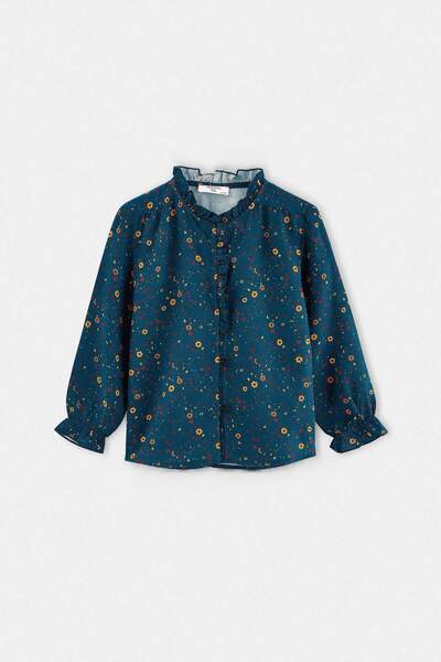TRENDYOLKIDS Turquoise Long Shirt Tkdaw27Go00022