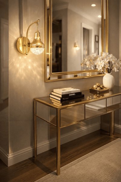 Elektroyou SNM3030 Gold 3 Renk Ledli Lüks Modern Sarkık Tekli Ledli Aplik