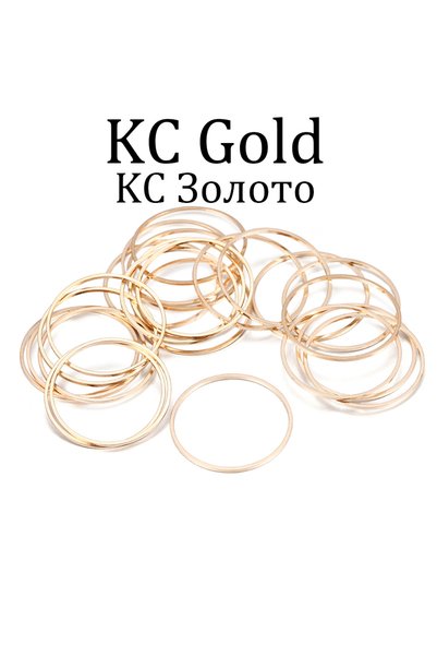 AGCFABS 12 مم × 50 قطعة KC Gold 20-50 قطعة قطر دائري 8-60 مم حلقات أقراط أسلا...