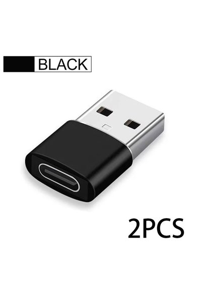 Choice محول USB ذكر إلى USB C (قطعتان) للشحن السريع ونقل البيانات مع وظيفة OT...