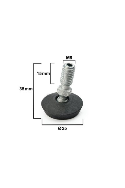 Ayder OYNAR BAŞLI BİNGO M8 Q25 PLASTİK ( 5 ADET )