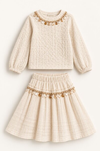 HAUSEkids Ages 5-14 Mahra Milano Girls' Set-Latte
