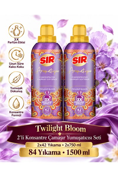 Sır Aromatique Konsantre Çamaşır Yumuşatıcısı Twilight Bloom 3x Parfüm Etkisi...