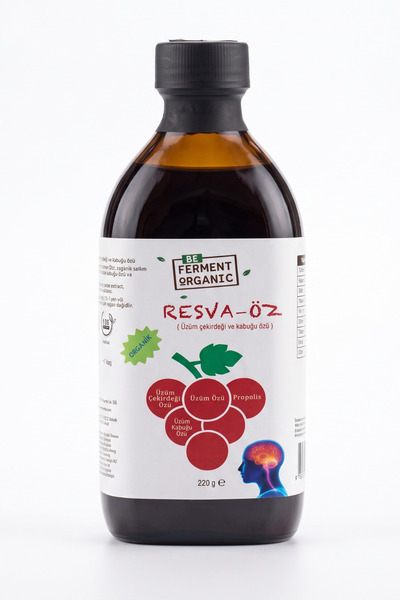 BE FERMENT Resva-Öz 220g |   Pure Grape Seed Extract & Propolis Additive |   100% Natural Antioxidant Grape Seed Extract
