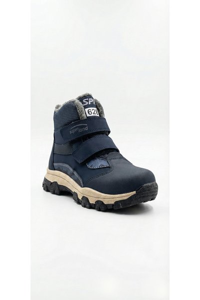 Ustalar Ayakkabı Çanta Navy Blue Camouflage Boys' Genuine Leather Boots 237.473