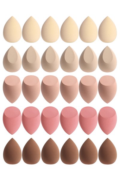 Choice4 07 30 بيضات التجميل (إسفنجات المكياج) إسفنجة تجميل مختلطة، سائلة، كري...