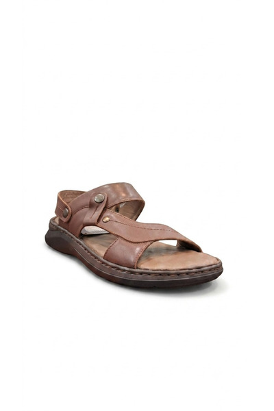 Forelli 40507-G Sandale pentru bărbați din piele naturală Ural Tan