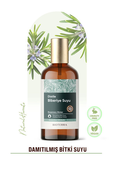 Bioterra Biberiye Suyu 100 ml - Saç Dökülmesine Karşı Doğal Çözüm Ve Saç Uzat...