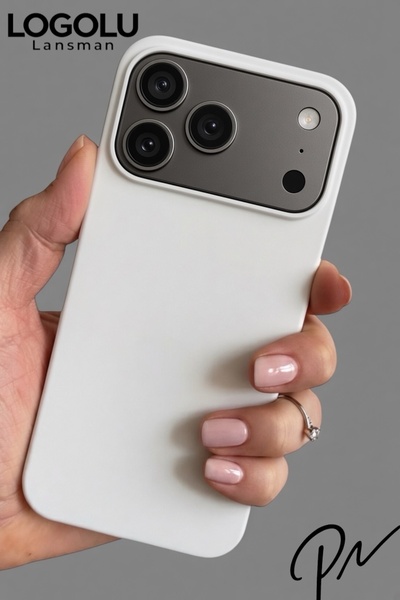 ProNorth IPhone 17 PRO MAX Uyumlu Kılıf Logolu Lansman Soft Yumuşak Içi Kadif...