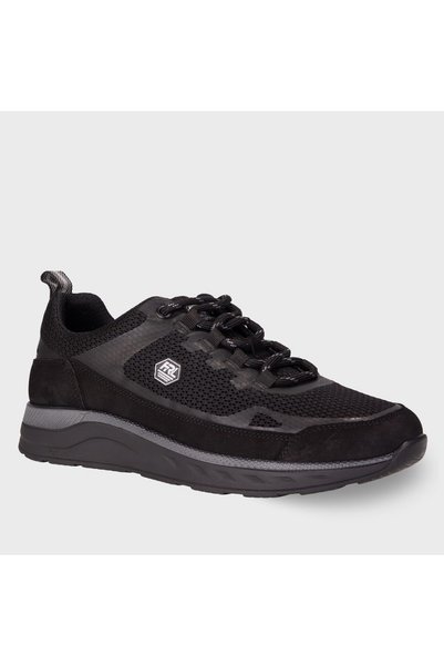 Forelli 46006-G Ανδρικά παπούτσια από γνήσιο δέρμα Sunday Black