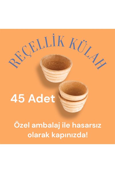 Banes Mini Reçellik Kornet Külah 45’li