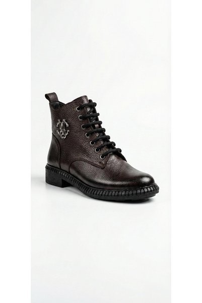 Ustalar Ayakkabı Çanta Brown women's genuine leather boot 074.2021