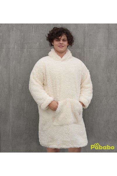 Pababo Welsoft Plush Fleece Wearable Blanket Pajamas