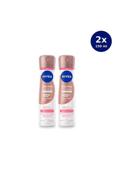 NIVEA Derma Control Clinical Even Tone Antiperspirant Spray pentru Femei, 96h...