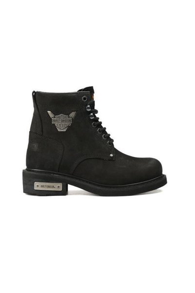 Harley Davidson Gıbson Kadın Black (Siyah) Nubuk Günlük Bot