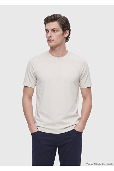 Ramsey Stone Plain Crew Neck T-Shirt
