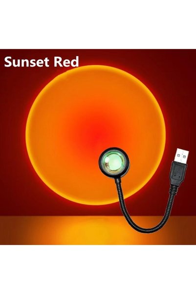 Choice1 Sunset red USB Sunset Light Mobile Phone Self Photography Light LED R...