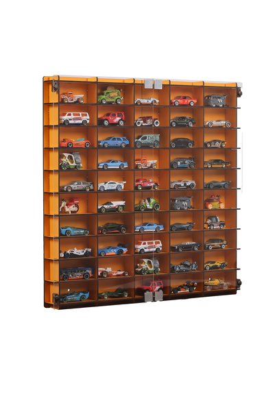 MrTemur Pleksi Kapaklı Hotwheels Duvar Rafı, Matchbox Duvar Rafı, Akrilik Kap...