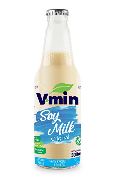 V-MIN SOY Milk Original 300ml | Plant-Based Soy Milk Drink
