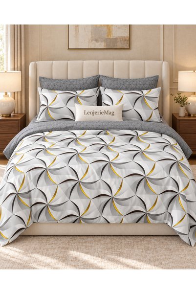 elegant home pucioasa Lenjerie de pat finet 6 piese SR22