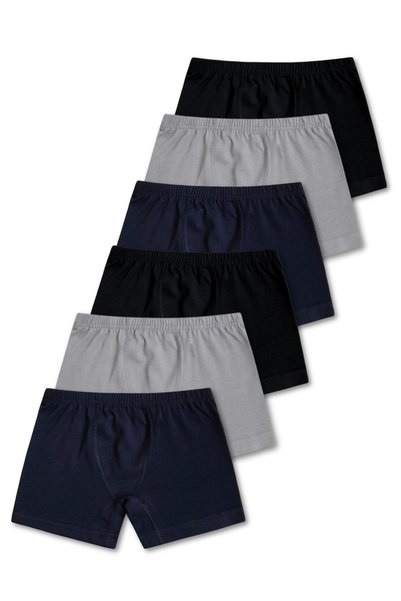 Panfilia 95% Cotton Piece Boys' Stretch Fabric Combed Cotton Boxer Set of 6 /...