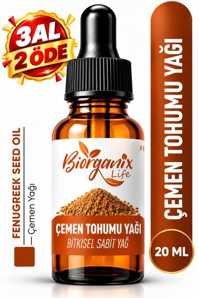 BiorganixLife Çemen Tohumu Yağı 20 ml
