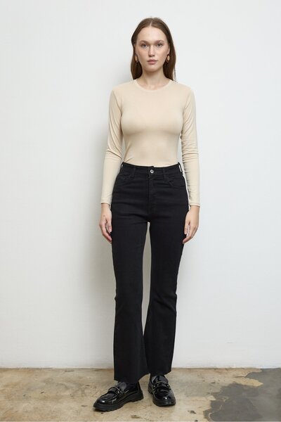 QANU Denim Trousers Black
