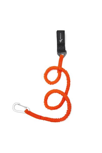 Choice Orange Coiled Paddle Leash Orange Kayak Fishing Rod Tether Stretch Cor...