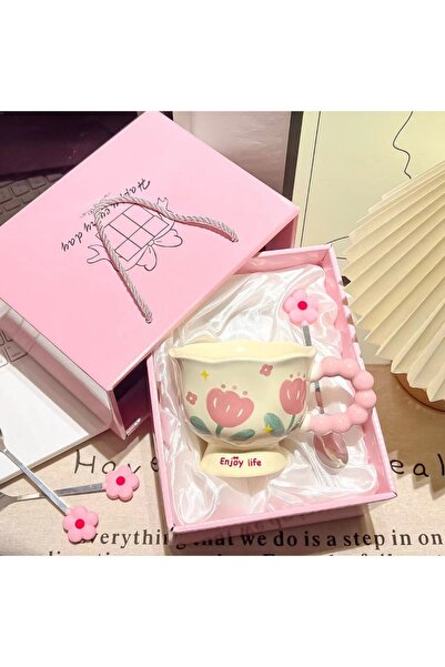 Choice A 301-400ml Girls Birthday Gift Souvenir Coffee Cup Mugs Coffee Cups C...
