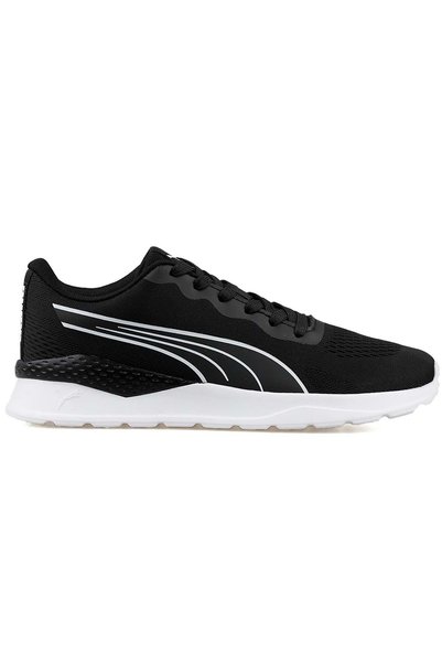 Puma Lite Runner TDP 408533 Unisex Spor Ayakkabı SİYAH-BEYAZ