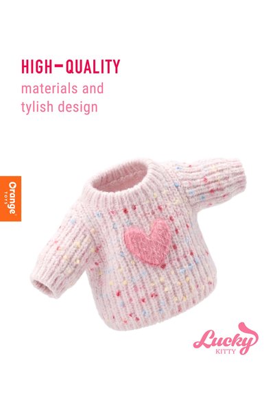Orange Toys Set de ținute premium cu pisicuță norocoasă și farmec "
