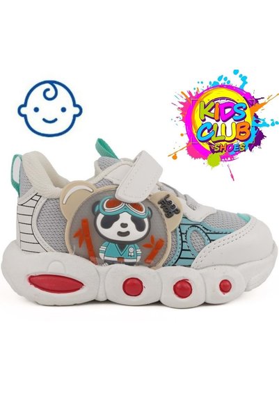 KCMN Cool peter first step orthopedic baby sports shoes green