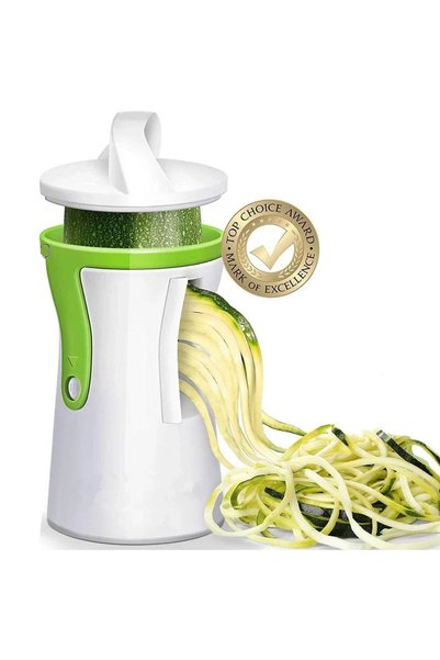 Choice LMETJMA Heavy Duty Zucchini Pasta Noodle Spaghetti Maker Spiralizer Ve...