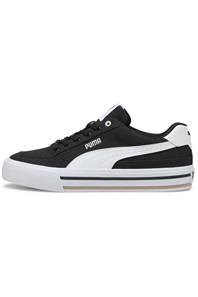 Puma Court Classic Vulc FS 396353 Unisex Spor Ayakkabı SİYAH-BEYAZ