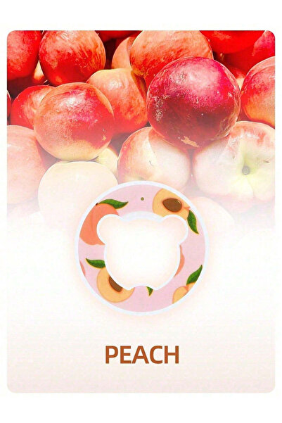 Choice Peach 1pc Multi Flavour Fruit Flavour Rings For Water Cups, Little Bea...
