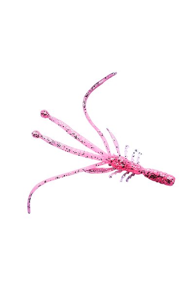 Choice 55mm Pink 20pcs Fishing Soft Bait 55mm/0.7g Versatile Artificial Bait ...