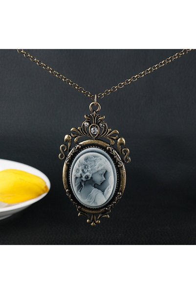 Choice3 A-2375 Victorian Crystal Rhinestones Cameo Vintage Brooches For Women...