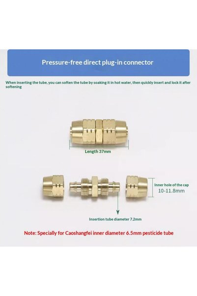 choice2 A1 Fix Leaks Instantly! Quick Connect Brass Coupler for High-Pressure...