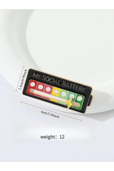 Choice black Mood conversion energy pin; Slider personality DIY social power ...