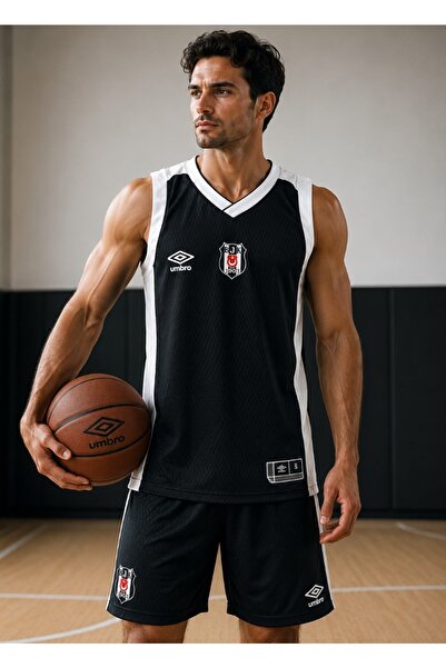 Beşiktaş Umbro Erkek Basketbol Forması SİYAH