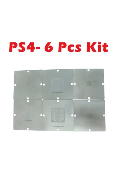 Choice 6pcs/lot 90mm PS4 Stencil Suitable BGA Soldering Rework Station Use Re...