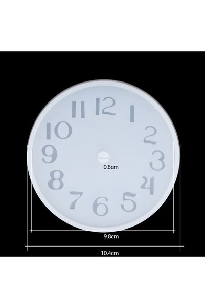 Choice8 Arabic small 1pcs Arabic Numerals Clock Silicone Mold Handmade Crafts...