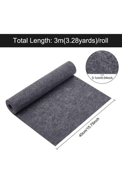Choice AECH04-00736 لفائف قماش اللباد مقاس 10 أقدام × 15.75 بوصة، صفائح لباد ...