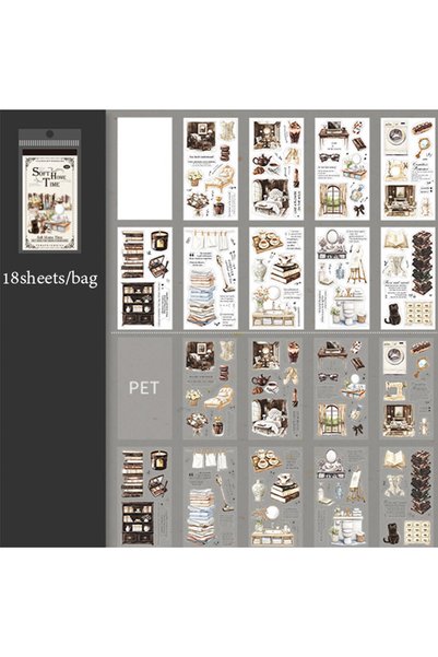 Choice S26109-4 Mr Paper 18pcs/bag Soft House Time Series Home Landscaping Du...